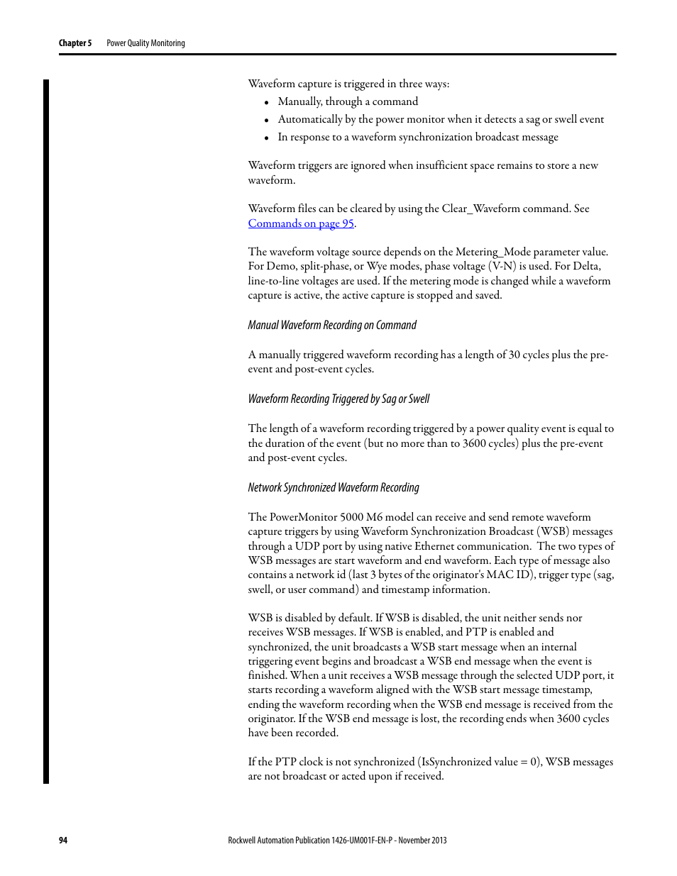 Rockwell Automation 1426 PowerMonitor 5000 Unit User Manual | Page 94 / 396