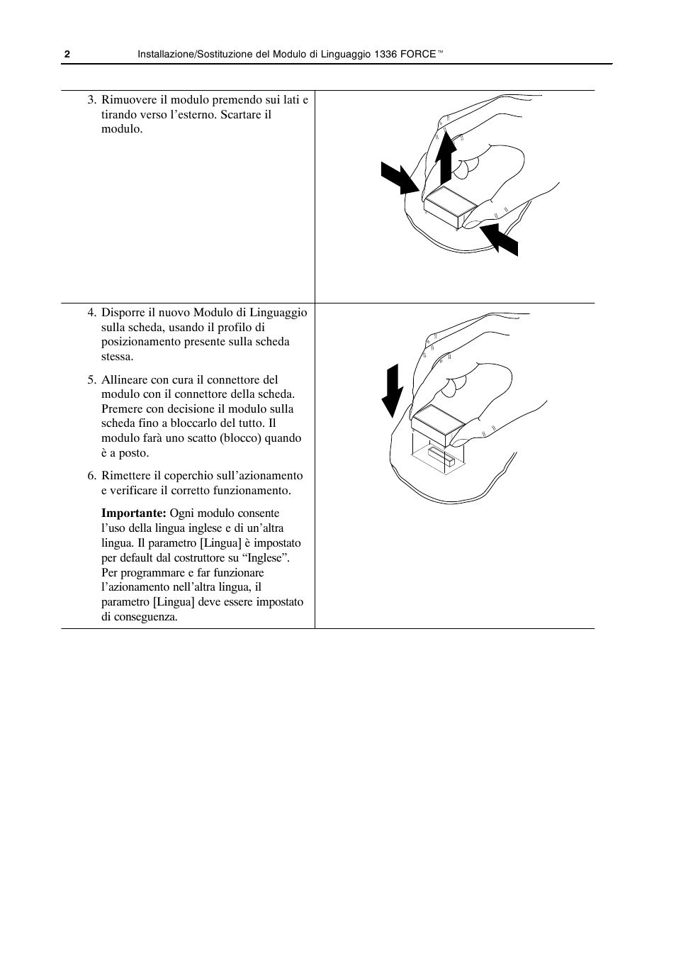 Rockwell Automation 1336T FORCE Language Module Replacement User Manual | Page 4 / 13