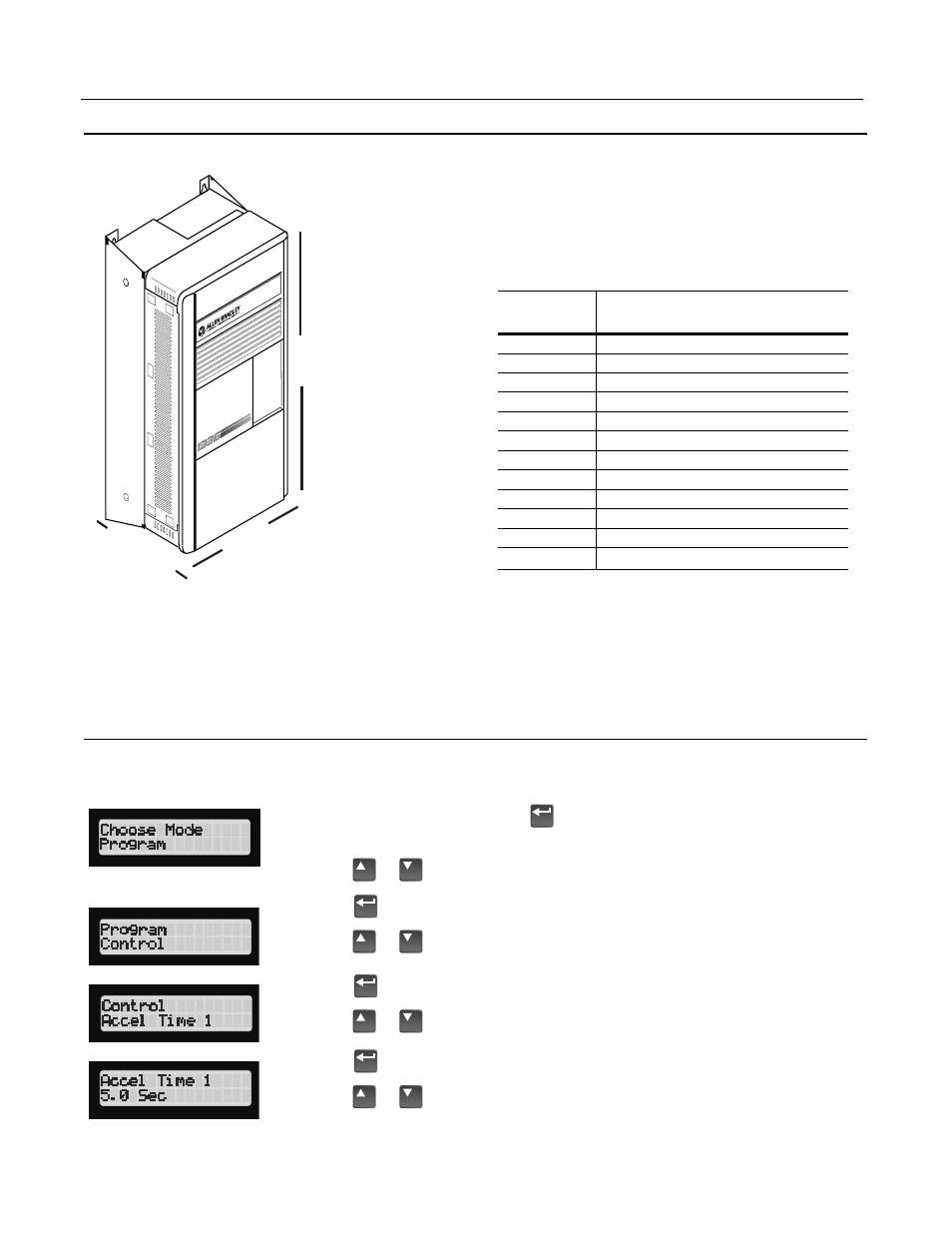 Operación him, Dimensiones del variador | Rockwell Automation 1336E IMPACT Quick Start Guide User Manual | Page 61 / 68