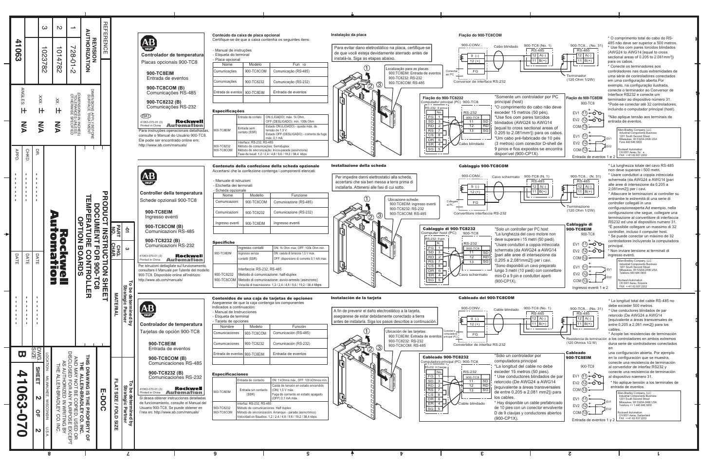 E-doc 2 | Rockwell Automation 900-TC8 Temperature Controller Option Boards User Manual | Page 2 / 2