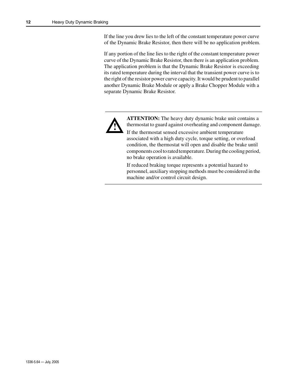 Rockwell Automation 1336_S_F_T Allen-Bradley Dynamic Braking User Manual | Page 12 / 28