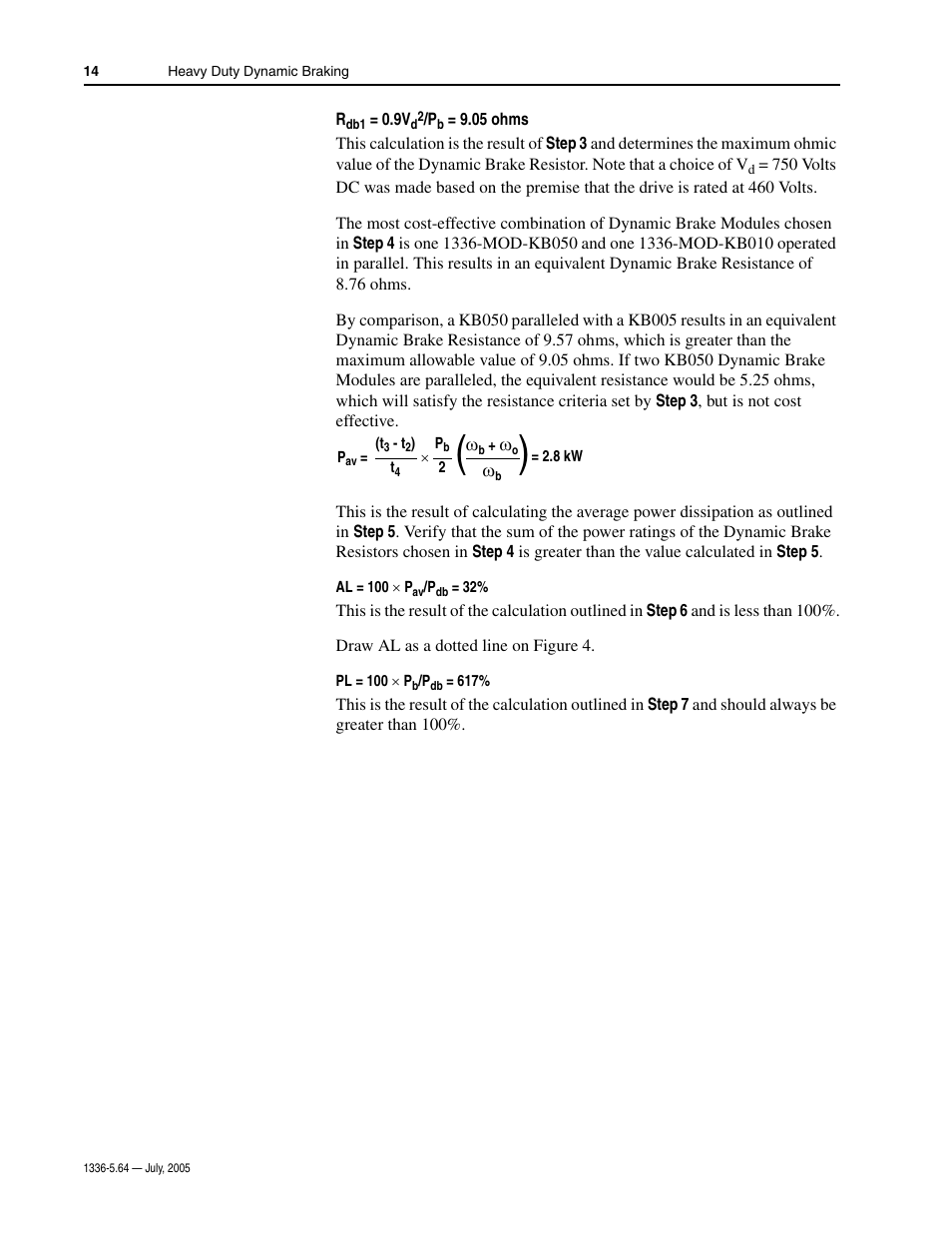 Rockwell Automation 1336_S_F_T Allen-Bradley Dynamic Braking User Manual | Page 14 / 28
