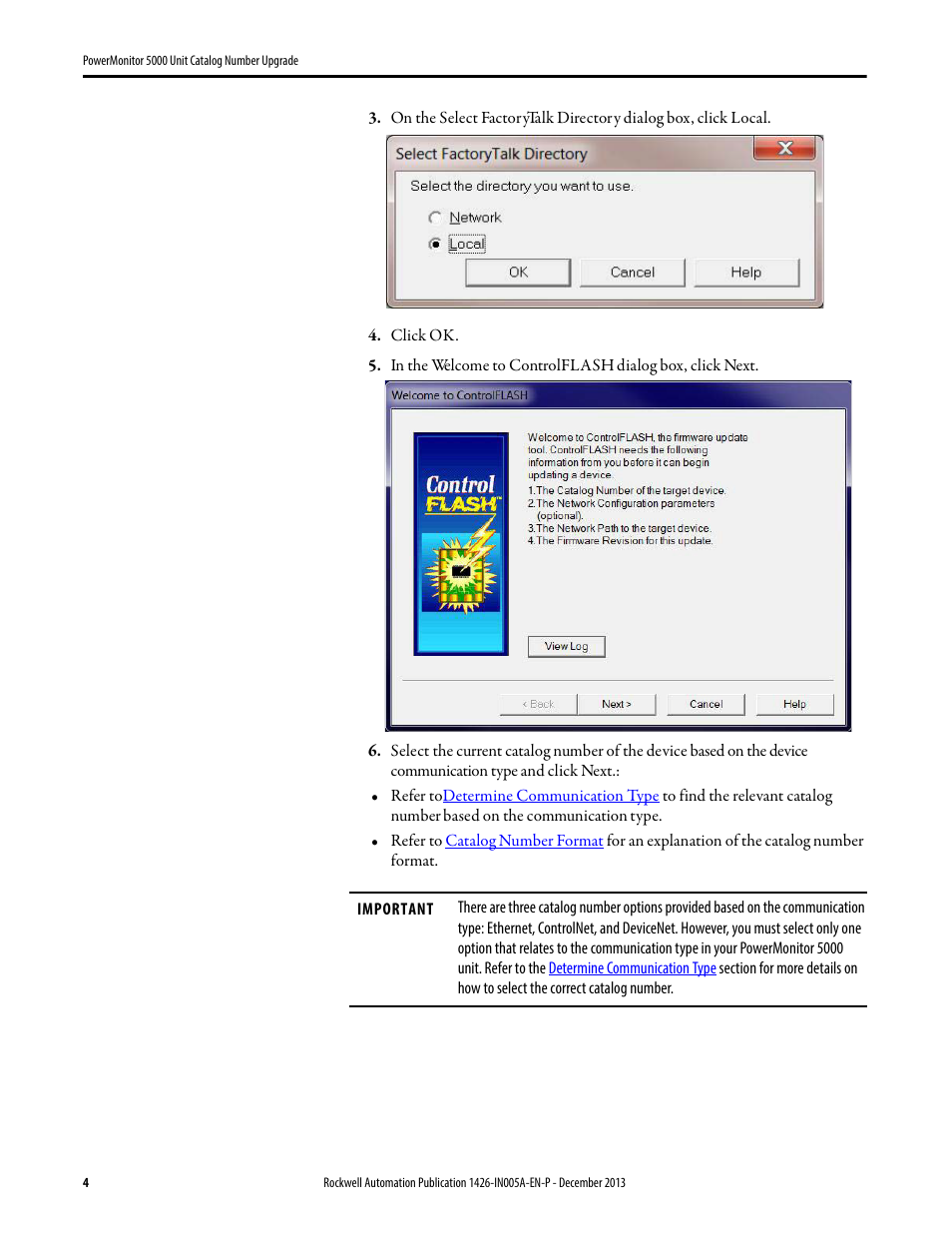 Rockwell Automation 1426-MxE-xxx PowerMonitor 5000 Unit Catalog Number Upgrade Installation Instructions User Manual | Page 4 / 12