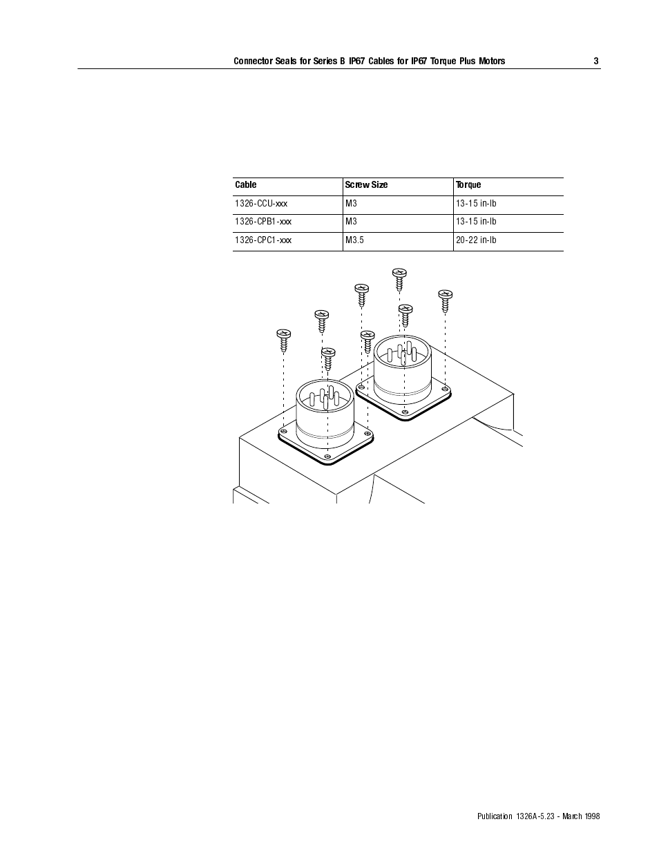 Mounting the components of the cable seal kit | Rockwell Automation 1326AB Cable Connector Seals User Manual | Page 3 / 4