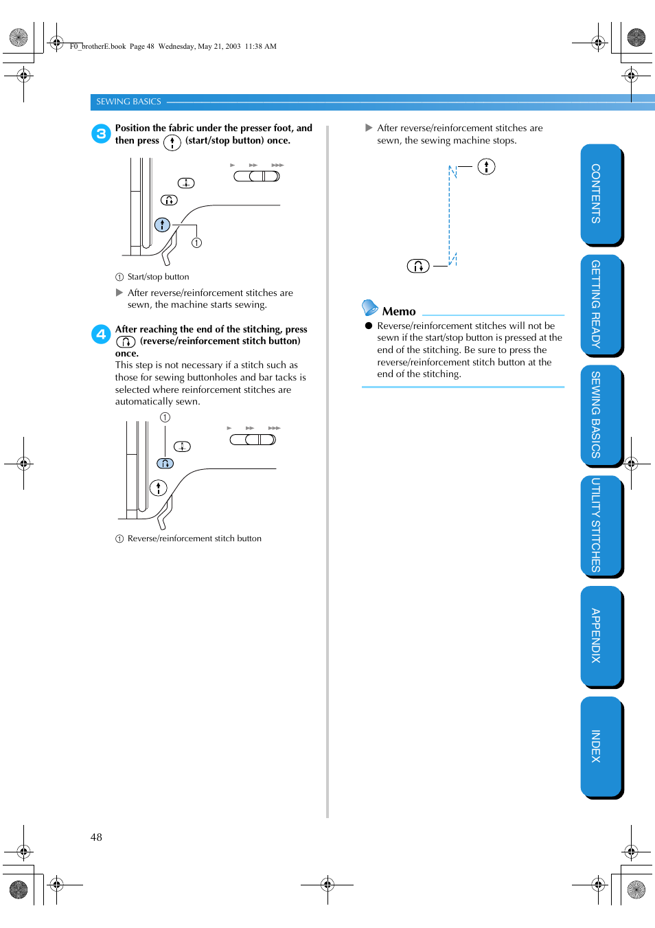 Brother NX-200 User Manual | Page 54 / 111