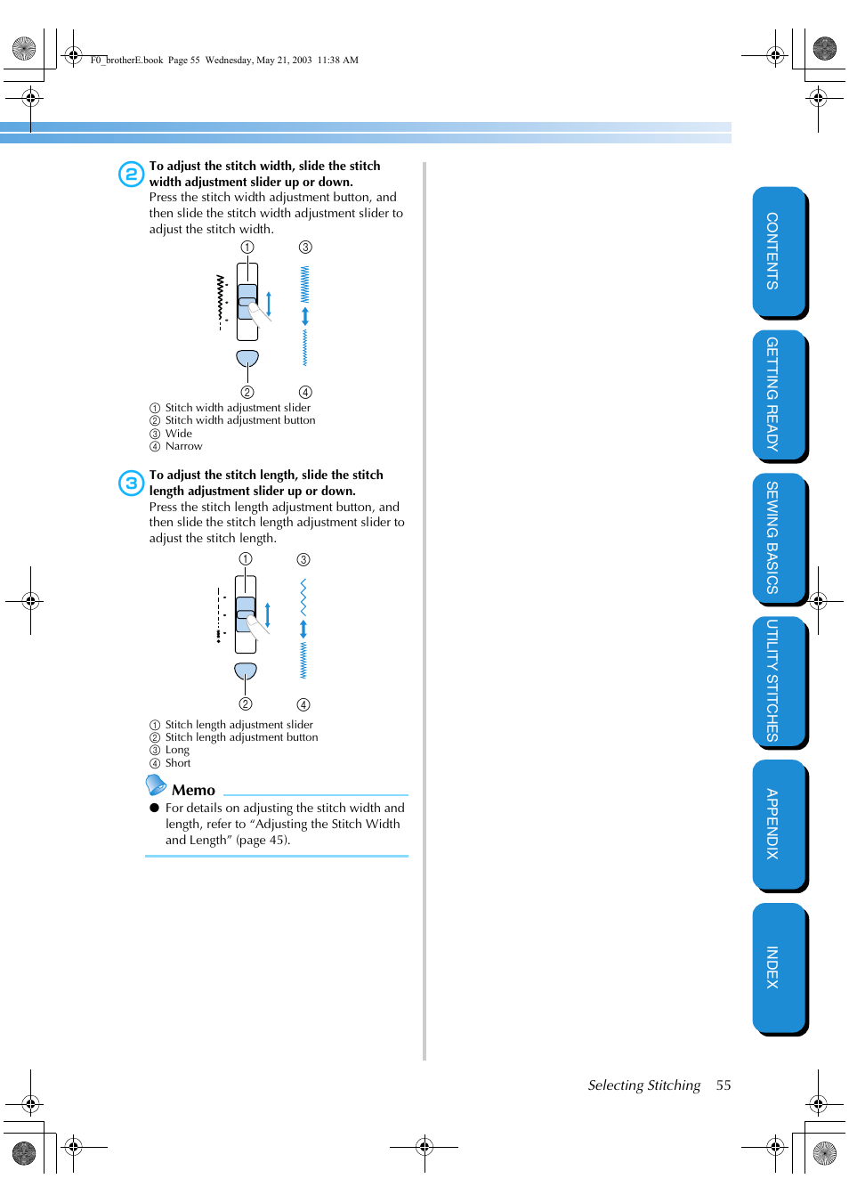 Brother NX-200 User Manual | Page 61 / 111