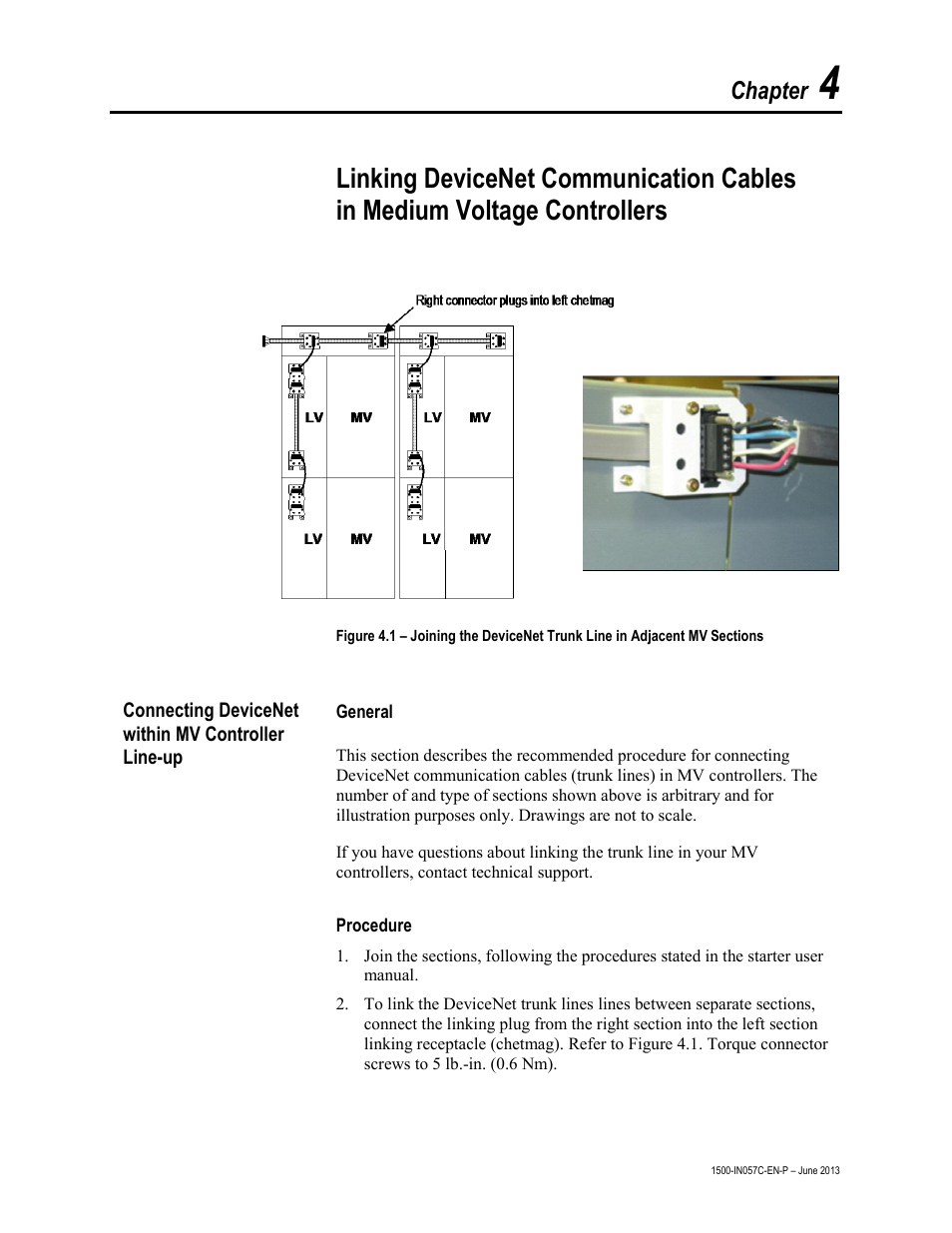 Chapter | Rockwell Automation 1500 DeviceNet MV Controllers Installation Instructions User Manual | Page 13 / 36