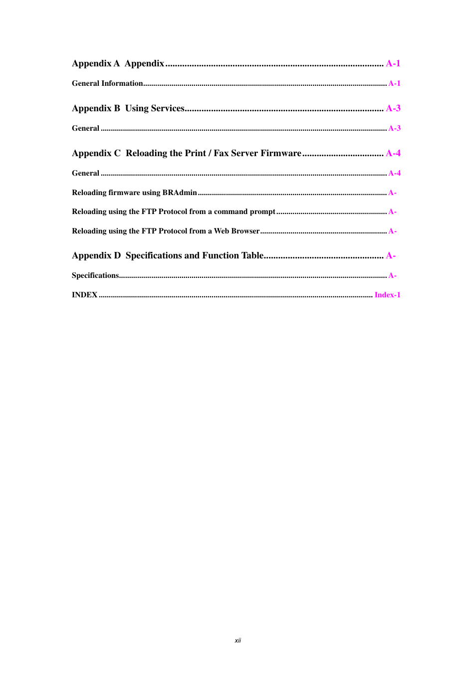 Brother NC8100H User Manual | Page 12 / 181