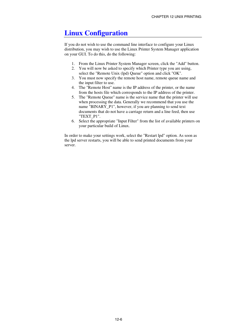 Linux configuration | Brother NC8100H User Manual | Page 120 / 181