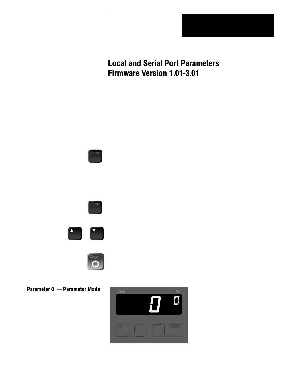 3 - parameters, version 1.01-3.01 | Rockwell Automation 1336VT AC DRIVE 5-300AMP (2-160KW) PROGRAMMING MANUAL User Manual | Page 15 / 87