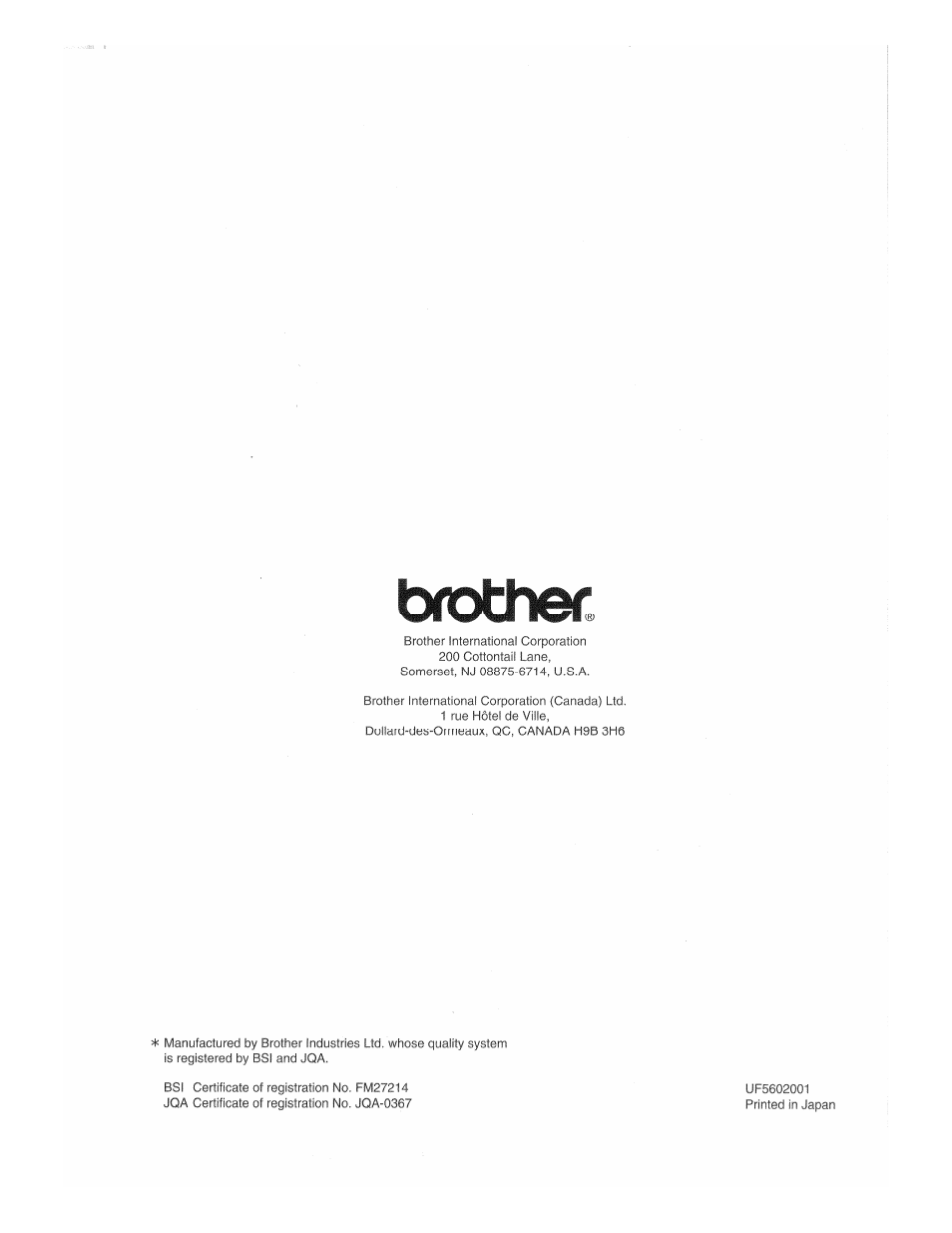 Brother | Brother Fax-615 User Manual | Page 108 / 108