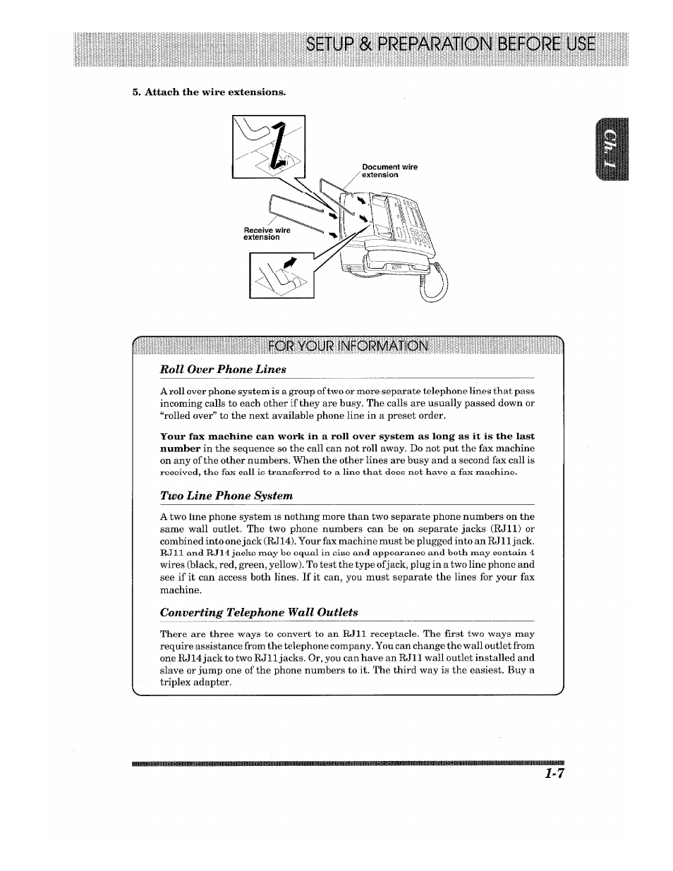 Brother Fax-615 User Manual | Page 15 / 108