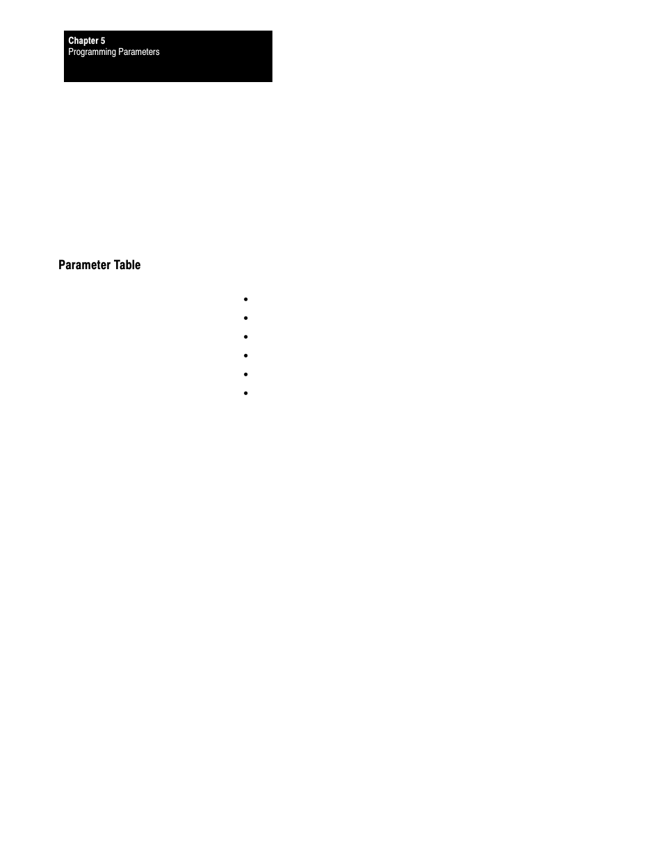 Parameter table | Rockwell Automation 1395 Digital Reference Adapter Board User Manual | Page 27 / 86