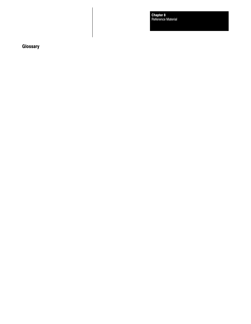 Glossary | Rockwell Automation 1395 Digital Reference Adapter Board User Manual | Page 83 / 86