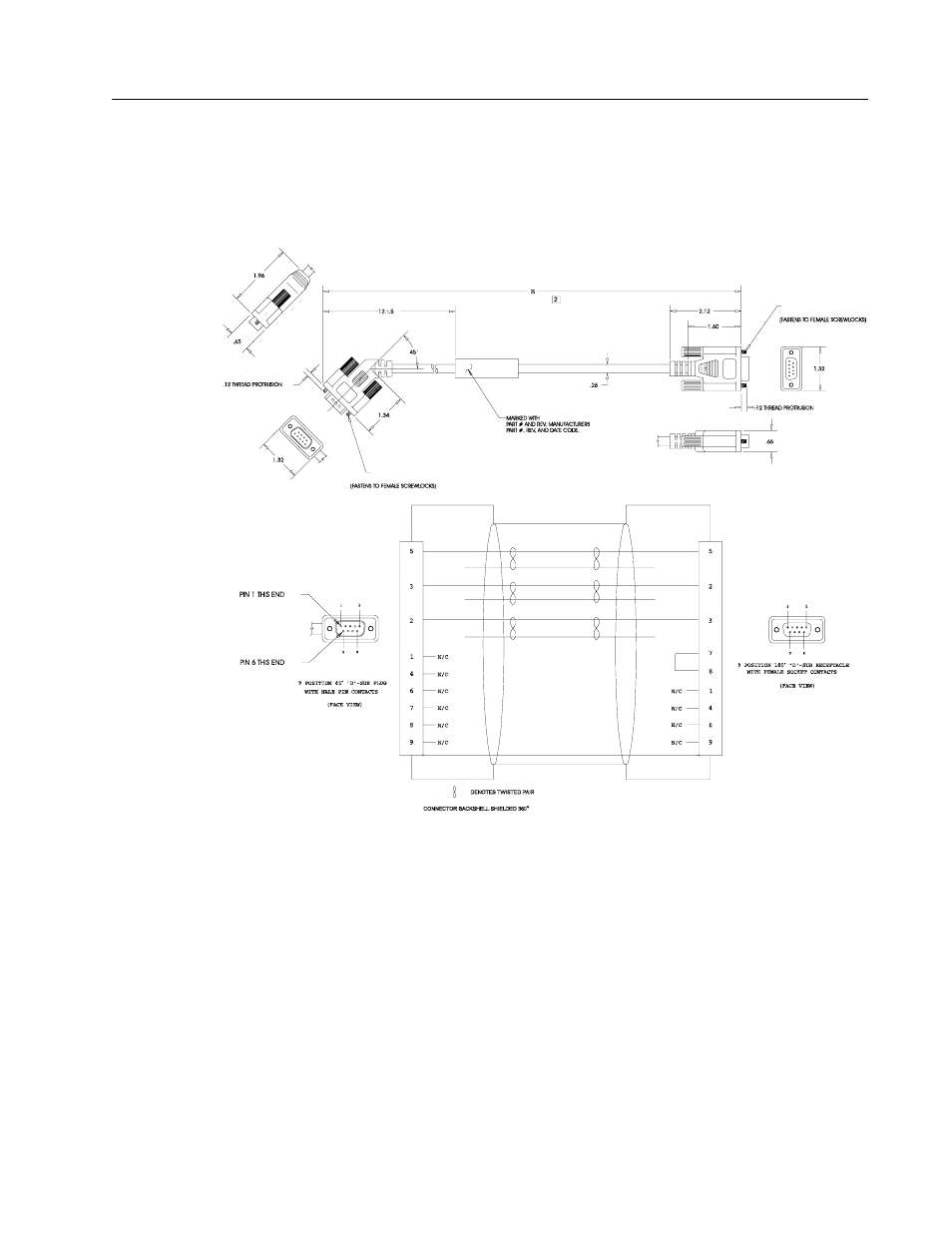 Serial interface cables, Cable diagrams, schematics and examples b - 11 | Rockwell Automation 1398-DDM-xxx ULTRA 100 Series Drives Installation Manual User Manual | Page 213 / 300