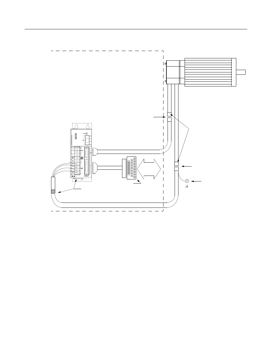 Allen-bradley 9/series cnc family connections, Motor | Rockwell Automation 1398-DDM-xxx ULTRA 100 Series Drives Installation Manual User Manual | Page 228 / 300