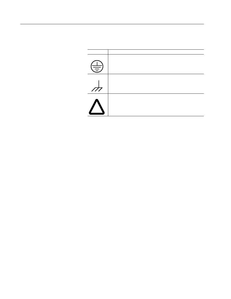 Graphical symbols | Rockwell Automation 1398-DDM-xxx ULTRA 100 Series Drives Installation Manual User Manual | Page 24 / 300