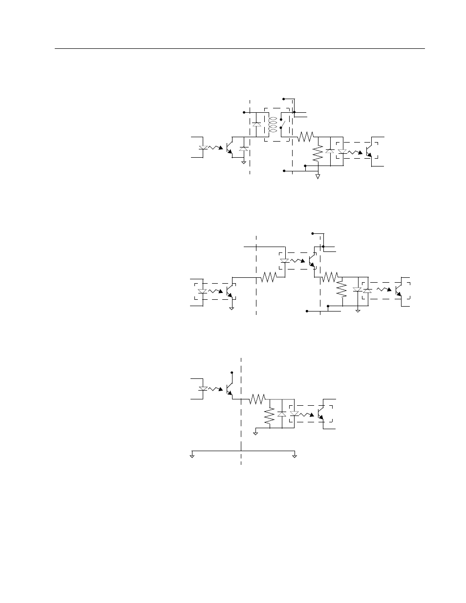 Digital outputs, Drive input connected to active low output, Using a switch/relay | Using an opto-isolator, Drive input connected to sourcing output | Rockwell Automation 1398-DDM-xxx ULTRA 100 Series Drives Installation Manual User Manual | Page 71 / 300