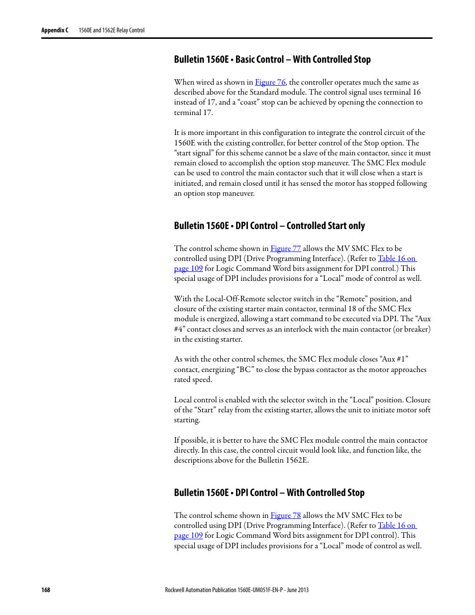 Rockwell Automation MV SMC Flex Motor Controller (for Series K or later) User Manual | Page 178 / 216