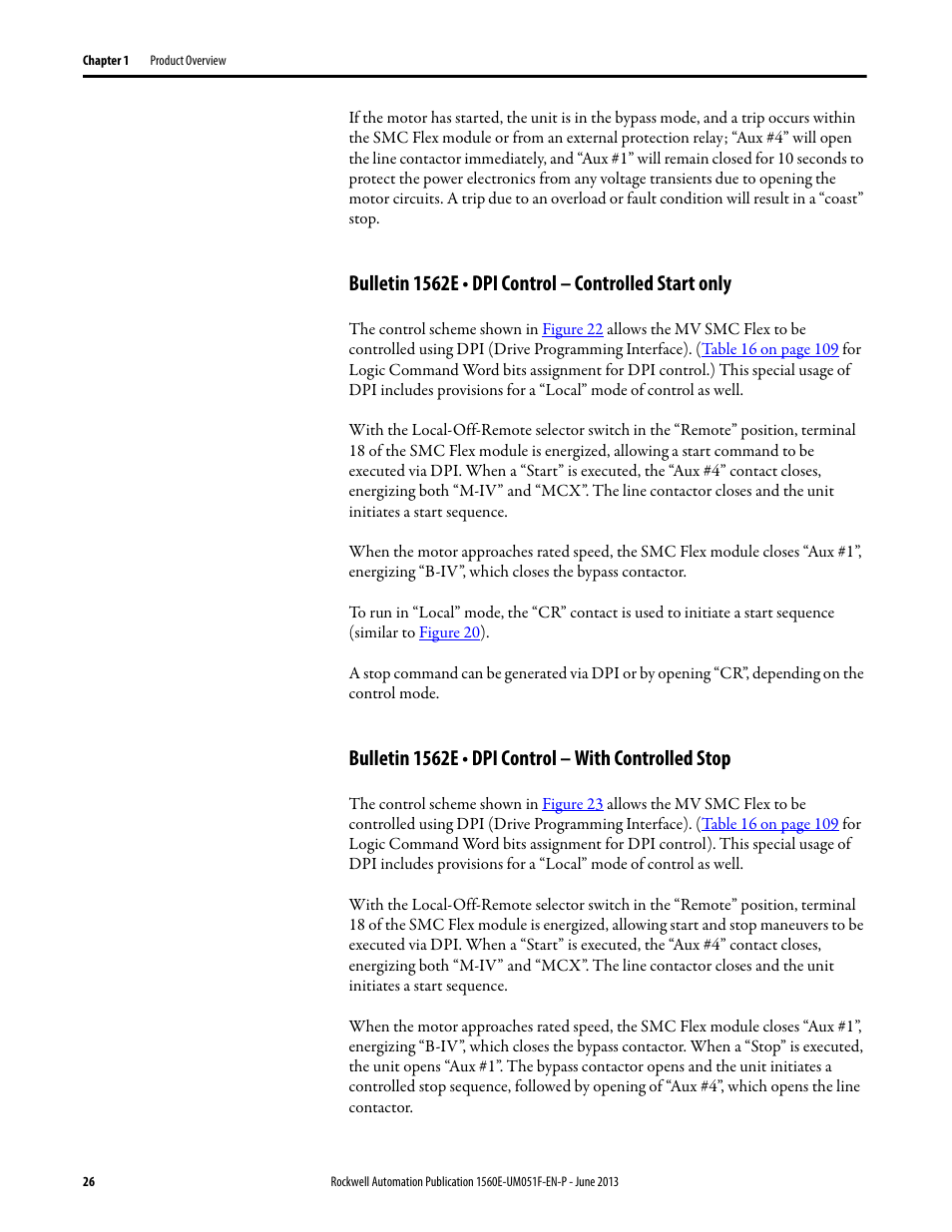 Rockwell Automation MV SMC Flex Motor Controller (for Series K or later) User Manual | Page 36 / 216