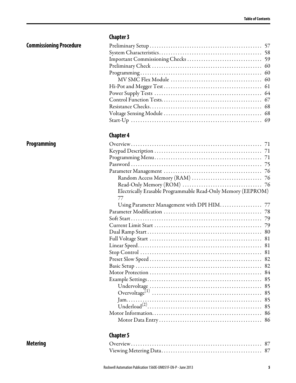 Rockwell Automation MV SMC Flex Motor Controller (for Series K or later) User Manual | Page 5 / 216