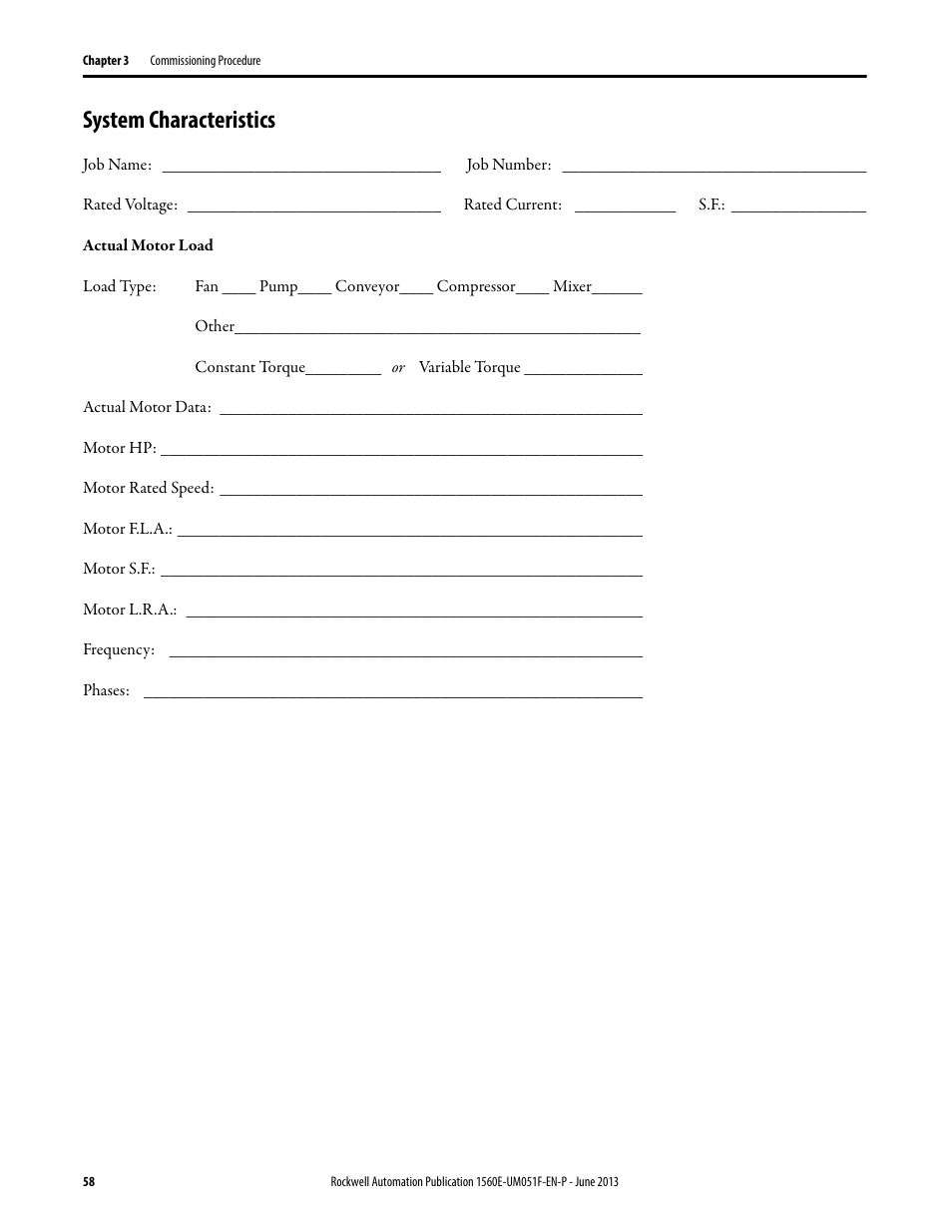 System characteristics | Rockwell Automation MV SMC Flex Motor Controller (for Series K or later) User Manual | Page 68 / 216