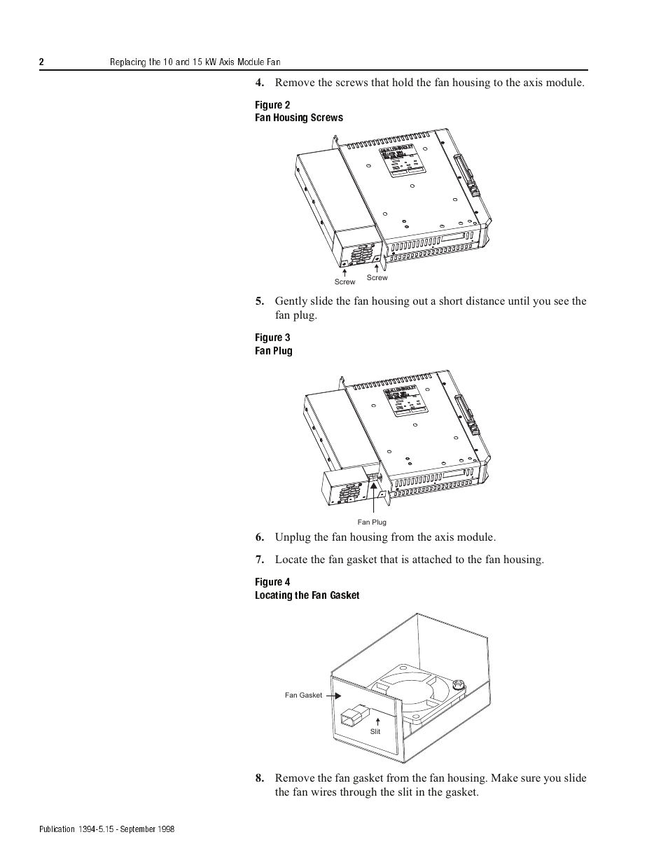 Rockwell Automation 1394-AM50_AM75 Replacing the 10 and 15 kW Axis Module User Manual | Page 2 / 4