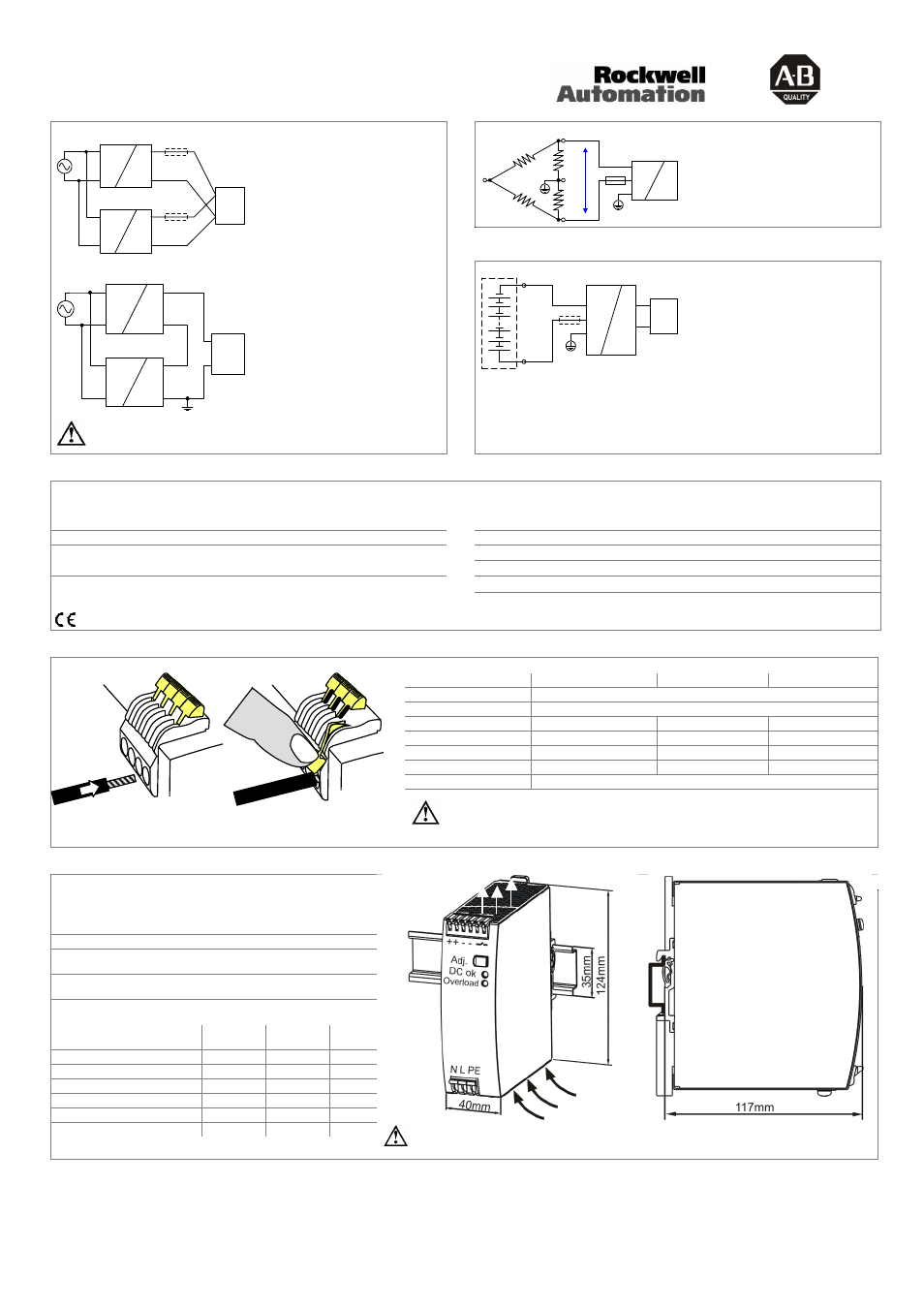 Rockwell Automation 1606-XLS120E DC Power Supply User Manual | Page 4 / 4
