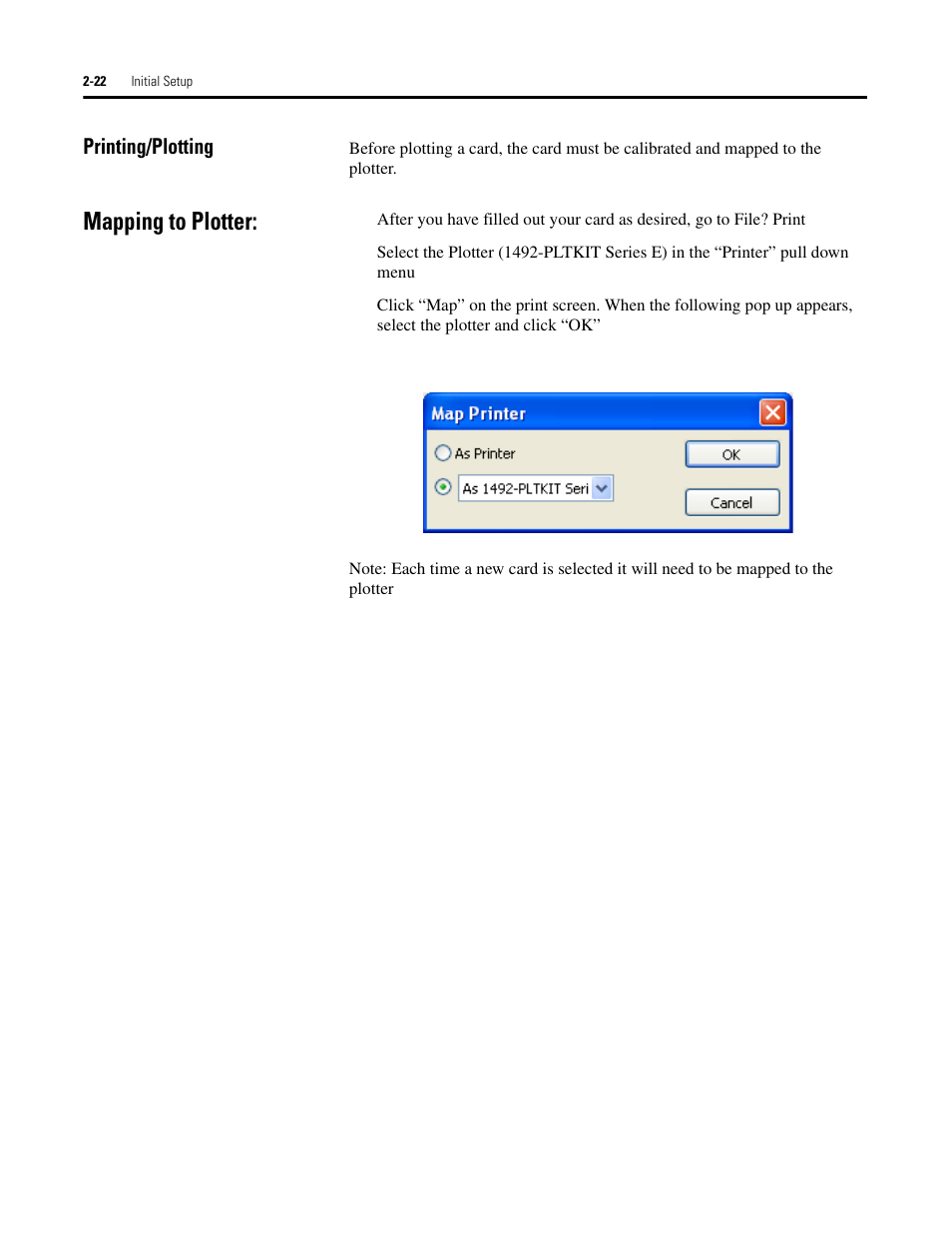 Mapping to plotter | Rockwell Automation 1492-PLTKIT Plotter Kit - User Manual User Manual | Page 38 / 62