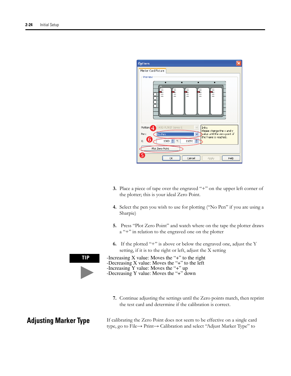 Adjusting marker type | Rockwell Automation 1492-PLTKIT Plotter Kit - User Manual User Manual | Page 40 / 62