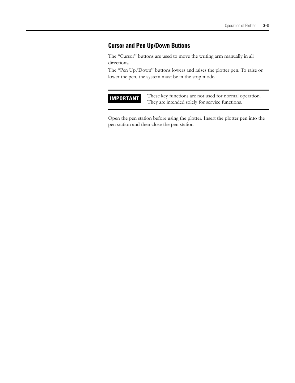 Cursor and pen up/down buttons | Rockwell Automation 1492-PLTKIT Plotter Kit - User Manual User Manual | Page 51 / 62