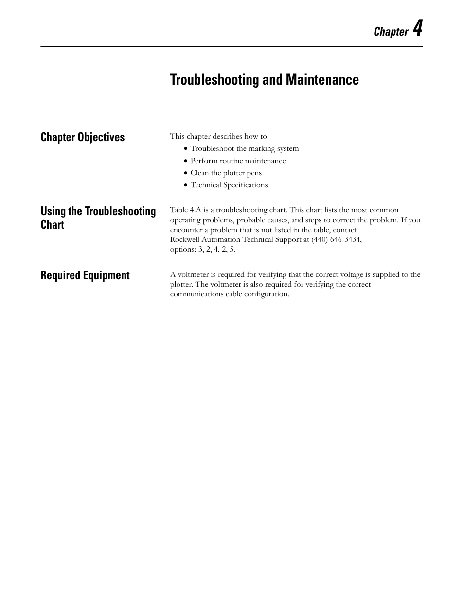 Troubleshooting and maintenance | Rockwell Automation 1492-PLTKIT Plotter Kit - User Manual User Manual | Page 53 / 62