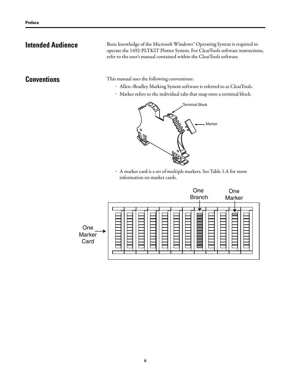 Intended audience, Conventions | Rockwell Automation 1492-PLTKIT Plotter Kit - User Manual User Manual | Page 6 / 62