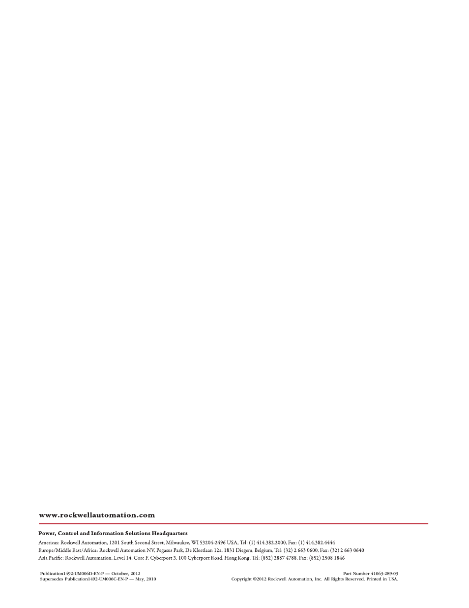 Rockwell Automation 1492-PLTKIT Plotter Kit - User Manual User Manual | Page 62 / 62