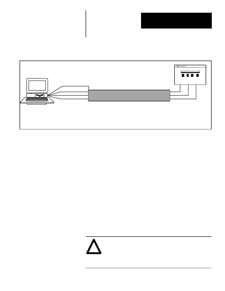 Connection to multiple powermonitors via rs-485, Connection to multiple powermonitors via rs–485 | Rockwell Automation 1400-SP PowerMonitor Software User Manual | Page 17 / 86
