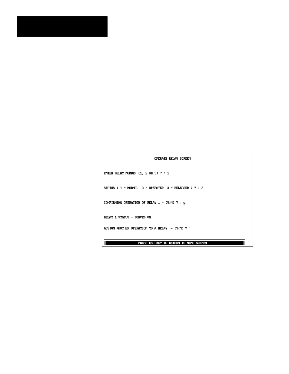 Logging of relay control commands, Manual relay operations | Rockwell Automation 1400-SP PowerMonitor Software User Manual | Page 58 / 86