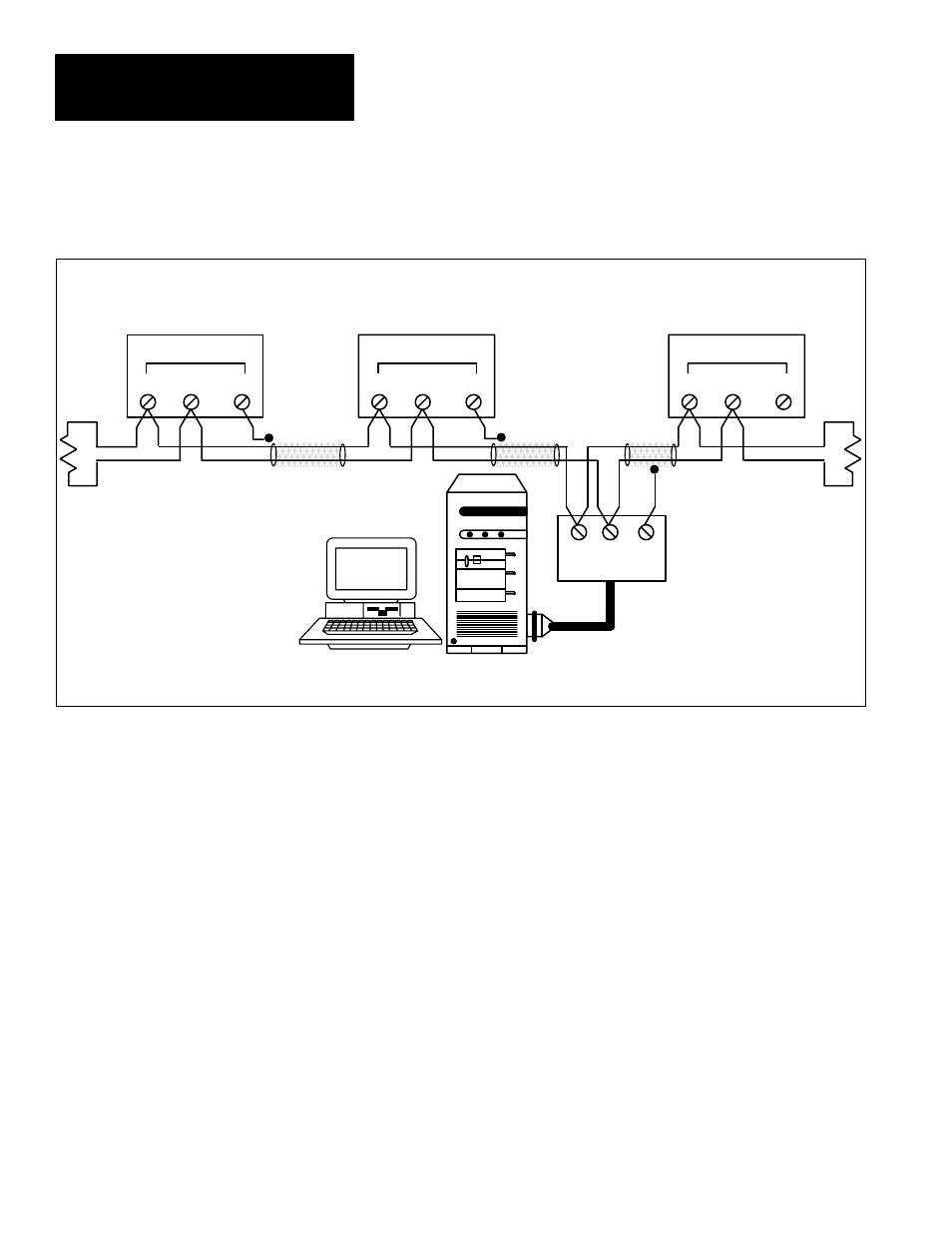 Common rs–485 topologies, Straight–line topology | Rockwell Automation 1400-SP PowerMonitor Software User Manual | Page 72 / 86