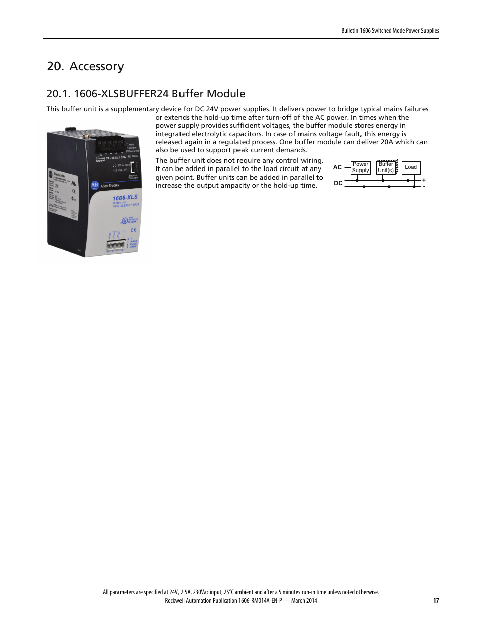 Accessory | Rockwell Automation 1606-XLP60EQT Power Supply Reference Manual User Manual | Page 17 / 24