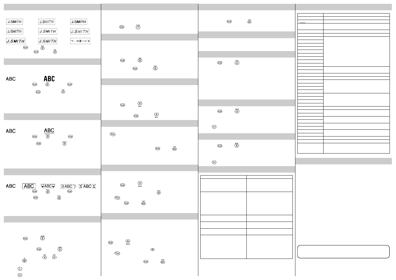 Brother PT-1200 User Manual | Page 2 / 2