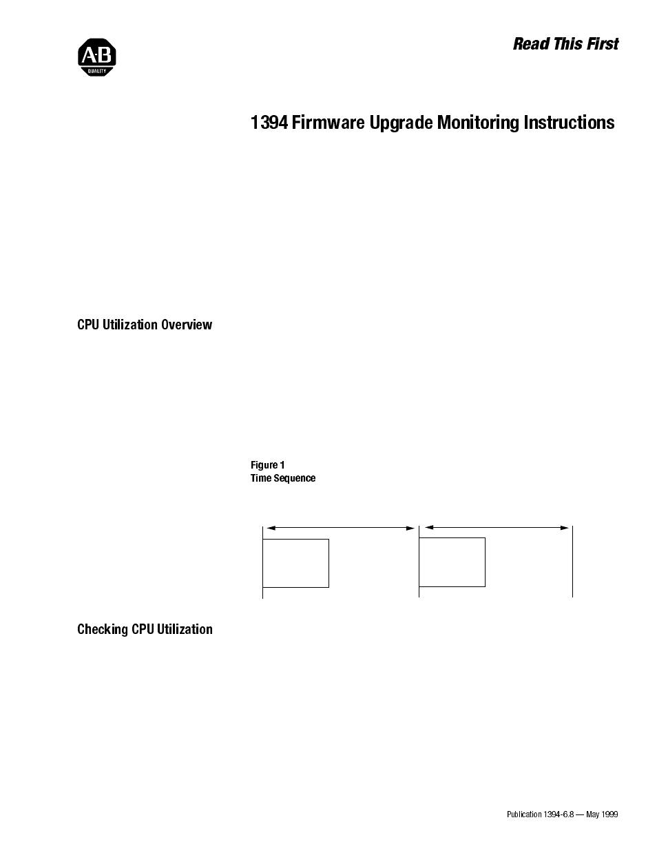 Rockwell Automation 1394-SJT22 Firmware Upgrade Monitoring Instructions User Manual | 2 pages
