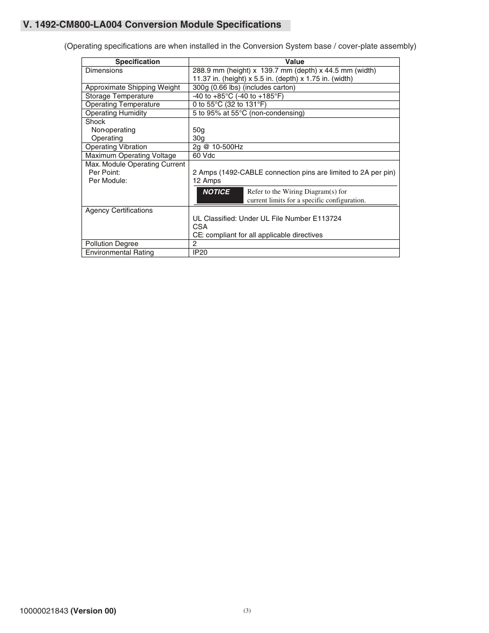 Rockwell Automation 1492-CM800-LA004 Field Wire Conv. Module for Modicon B872-200 to 1756-OF6VI User Manual | Page 3 / 4