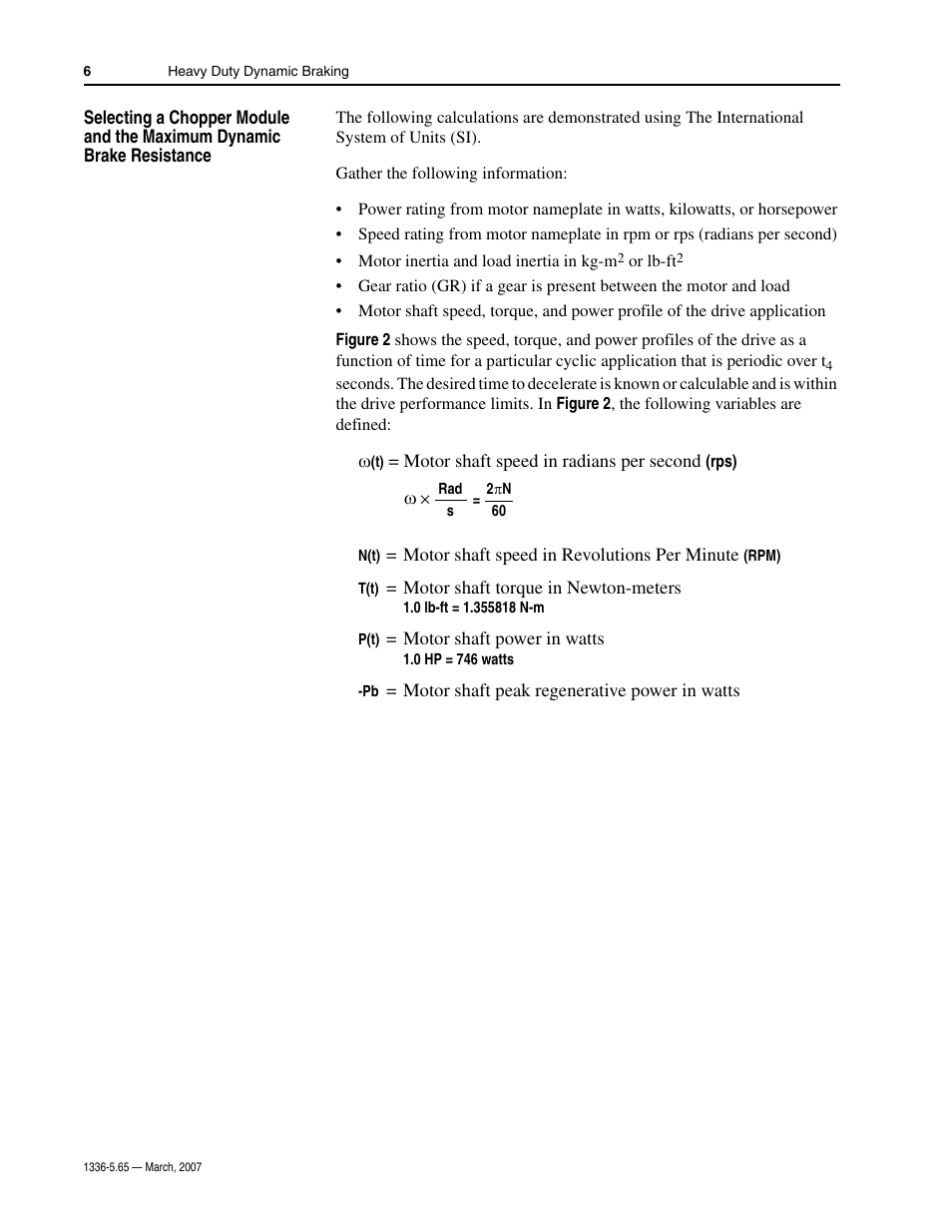 Rockwell Automation 1336_F_E_T_S SERIES A CHOPPER BRAKE MODULE User Manual | Page 6 / 40