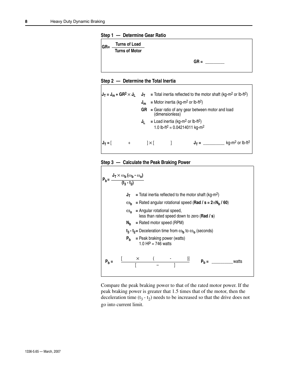 Rockwell Automation 1336_F_E_T_S SERIES A CHOPPER BRAKE MODULE User Manual | Page 8 / 40