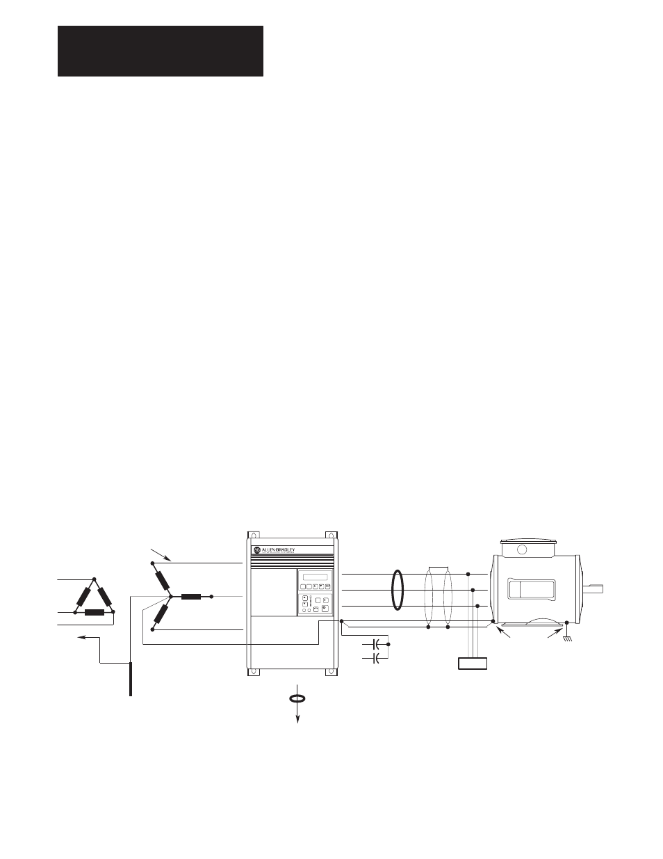 Signal ground ú te, Safety ground ú pe, Rfi filter | Rockwell Automation 1336T FORCE Series B User Manual | Page 36 / 324