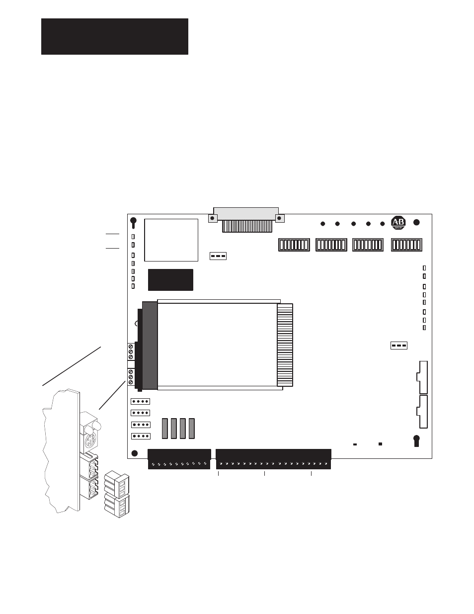 Plc communication adapter board, Chapter 2 installation/wiring, Figure 2.29. plc comm board connections | Rockwell Automation 1336T FORCE Series B User Manual | Page 62 / 324