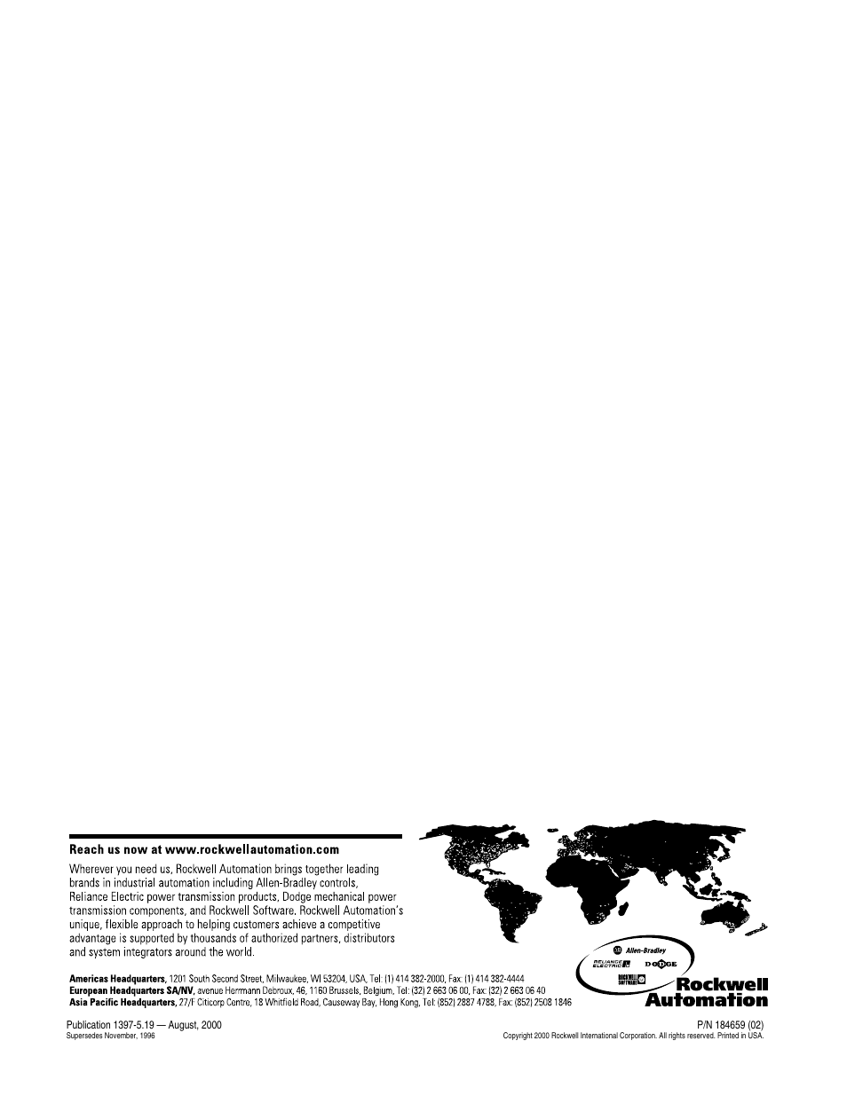 Rockwell Automation 1397-L11 I/O Expansion Card User Manual | Page 12 / 12