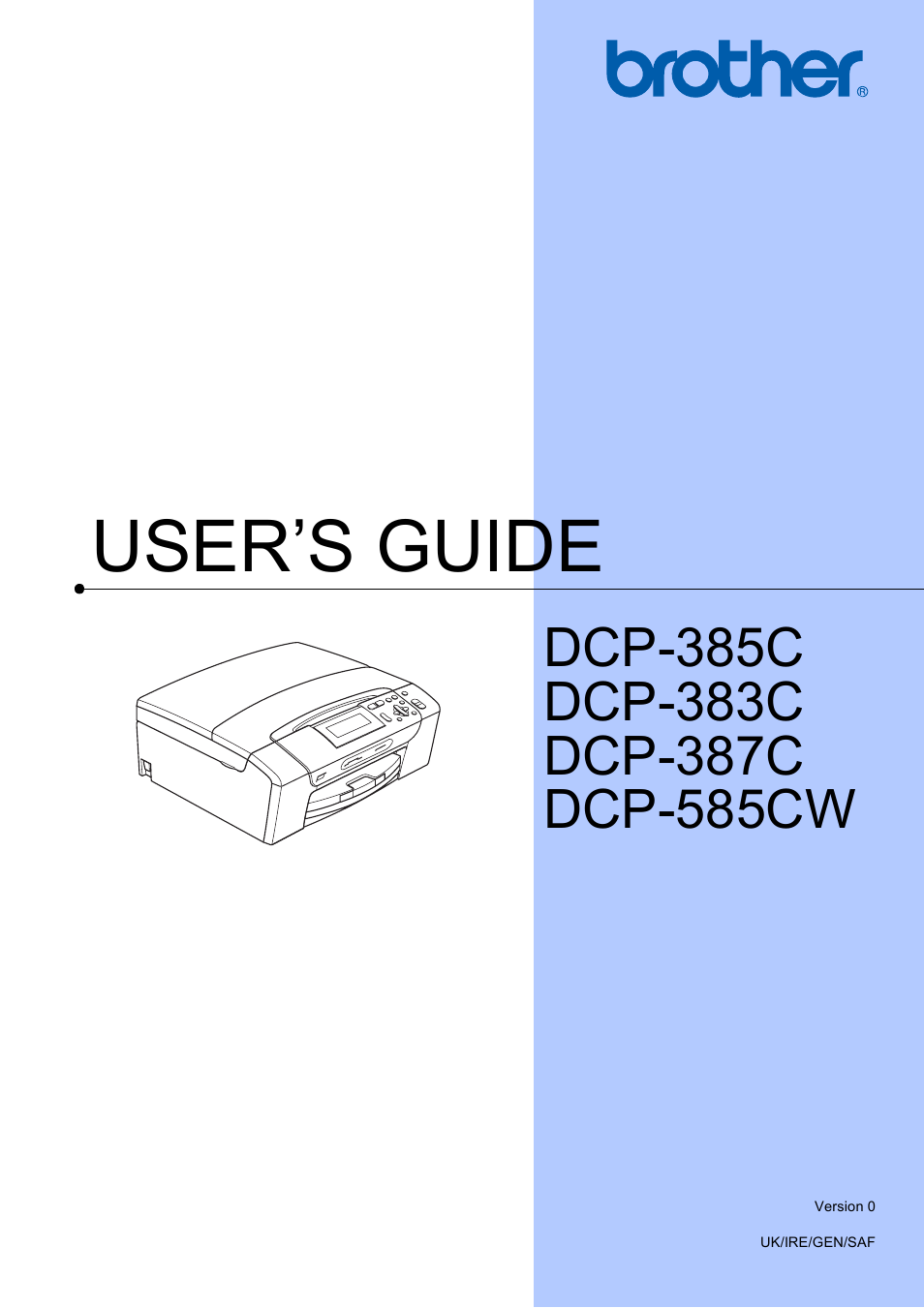 Brother DCP-585CW User Manual | 126 pages