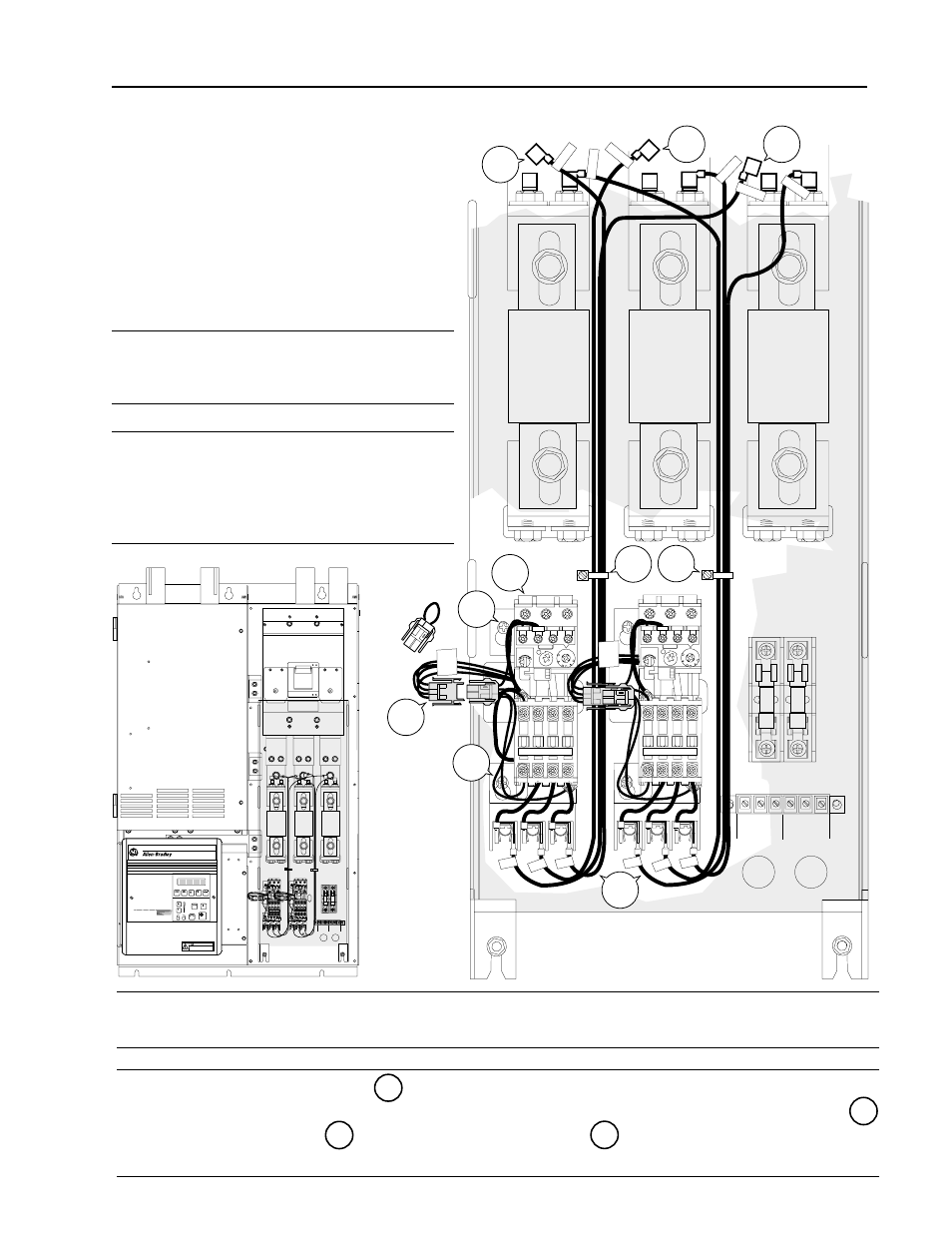 Starter kits r m, 4c 3, 4a 4b 4b | 4b 4b 4a 4c, 5fu 4 fu | Rockwell Automation 1397 Blower Motor Starter Inst. User Manual | Page 7 / 8