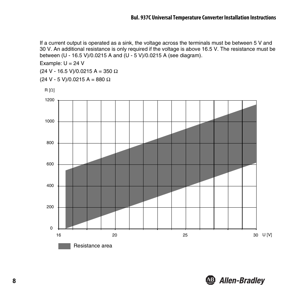 Rockwell Automation 937CS-AITMP-DC1 Universal Temperature Converter Installation Instructions User Manual | Page 9 / 24