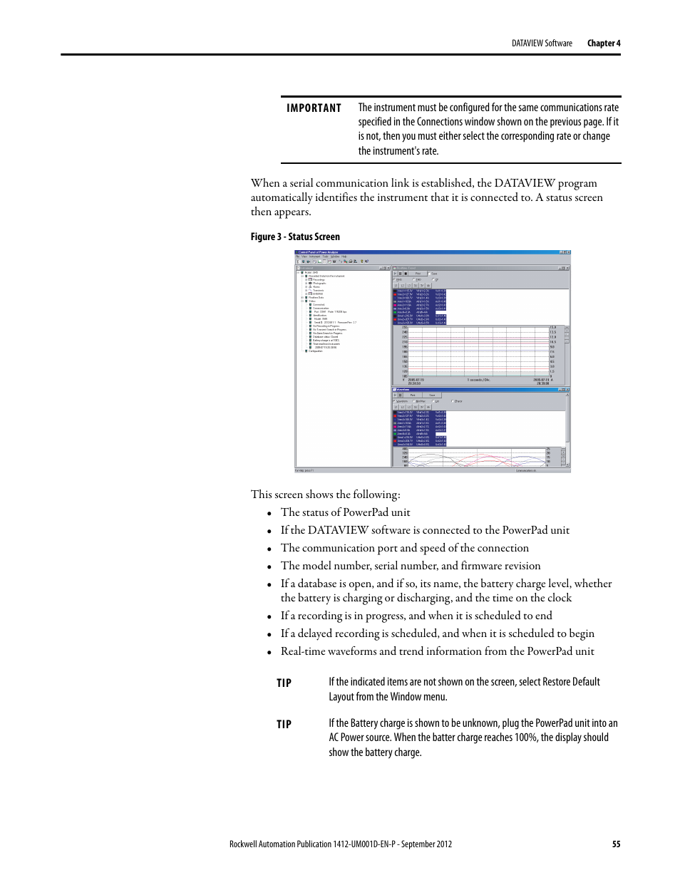 Rockwell Automation 1412-PP21xx PowerPad Portable Powermonitor User Manual | Page 55 / 102